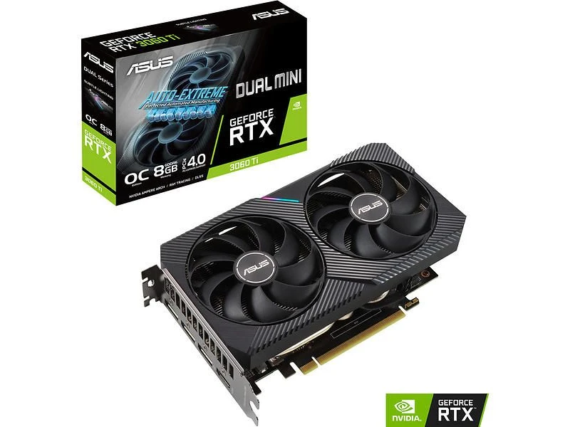 Asus GeForce RTX 3060 Ti Dual Mini OC V2 HDMI 3xDP 8GB