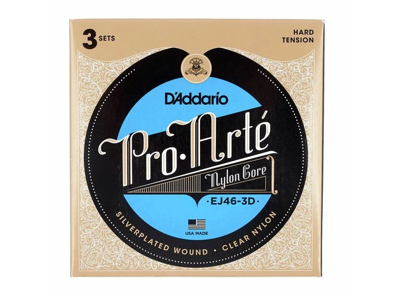 D'Addario Pro Arté EJ46-3D Hard Tension